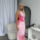 GABRIELLA FLORAL MAXI DRESS - PINK