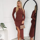 SIENNA MAXI DRESS - CHOCOLATE