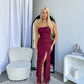 KASSAM MAXI DRESS - WINE
