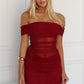 SIERRA MINI DRESS - WINE