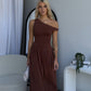 FRANKIE MAXI DRESS - CHOCOLATE
