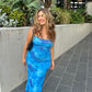ARIANA MAXI - BLUE FLORAL
