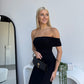 TANASHI MAXI DRESS - BLACK