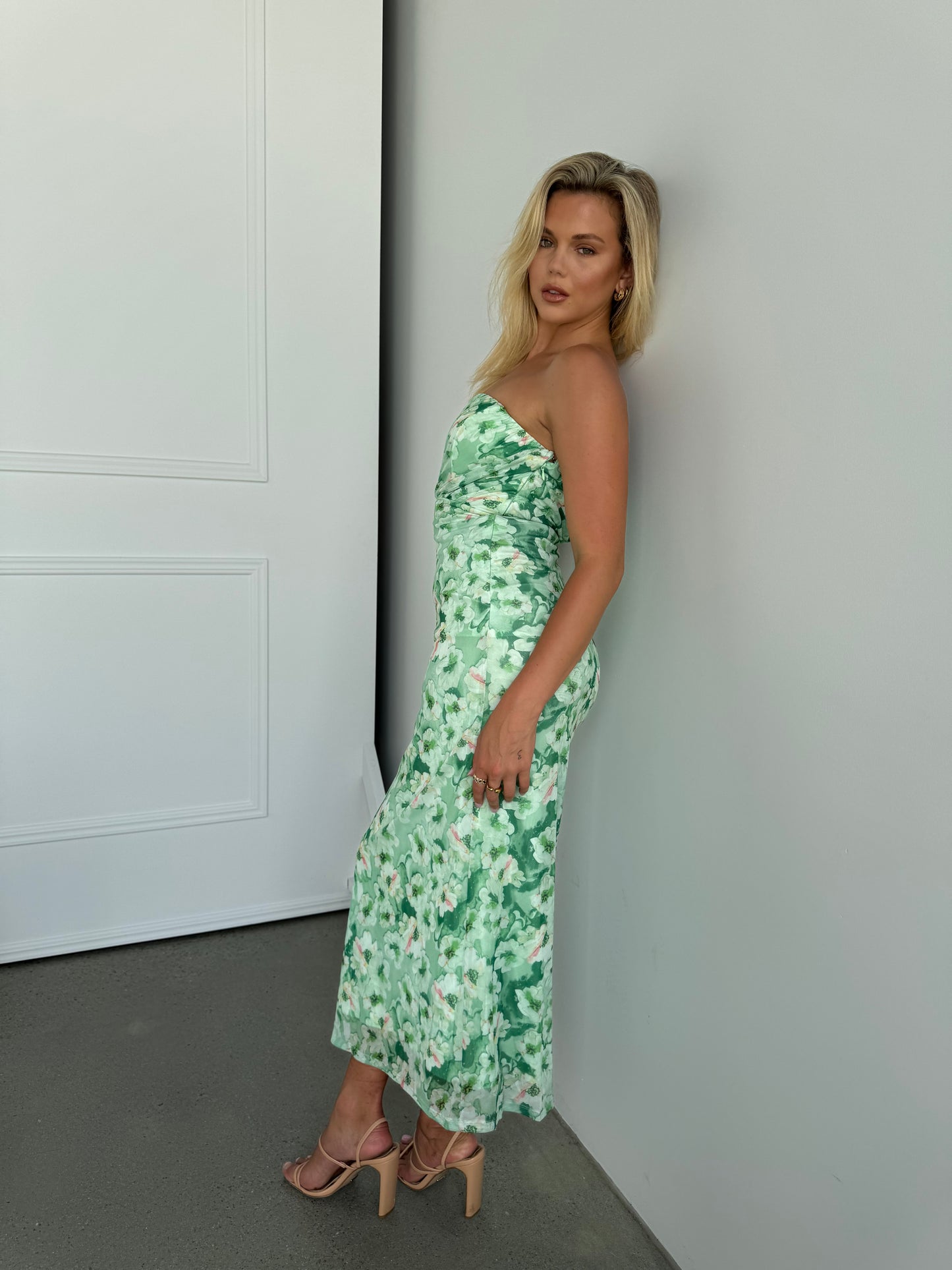 AYLA DRESS - GREEN