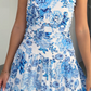 AVA DRESS - BLUE AND WHITE (Limited Edition)