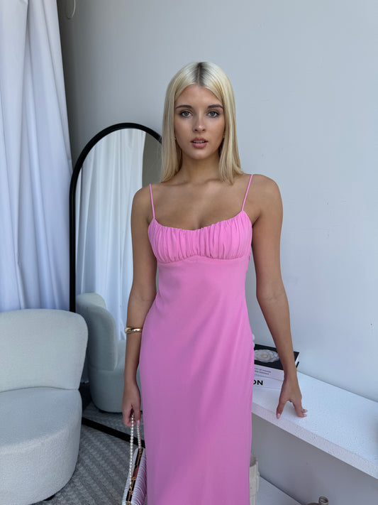 NEVADA MAXI DRESS - PINK