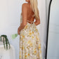 TEEGAN MAXI DRESS - YELLOW