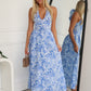 JEMMA MAXI DRESS - BLUE FLORAL