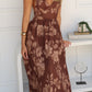 MARLEE MAXI DRESS - CHOCOLATE FLORAL