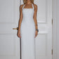 FRANCA MIDI DRESS - WHITE