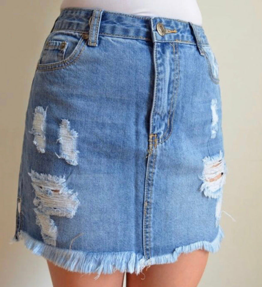 LOUIS DENIM SKIRT