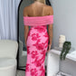 DIANA MAXI DRESS - FLORAL PINK