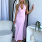 ROMANA MAXI DRESS - BABY PINK