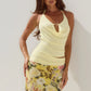 HELENA HALTER TOP - YELLOW