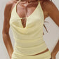 HELENA HALTER TOP - YELLOW