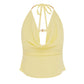 HELENA HALTER TOP - YELLOW