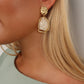 GARCIA EARRINGS - GOLD/CREAM