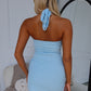 TILLY MINI DRESS - BLUE