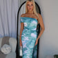 ROSALINE MAXI DRESS - SAGE FLORAL PRINT