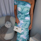 ROSALINE MAXI DRESS - SAGE FLORAL PRINT