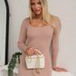 KYAH KNIT MIDI DRESS - BEIGE