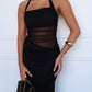 DEMPE MAXI DRESS - BLACK