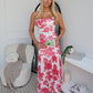 SERENA MAXI DRESS - PINK FLORAL