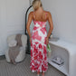 SERENA MAXI DRESS - PINK FLORAL