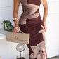 GABRIELLA FLORAL MAXI DRESS - CHOCOLATE FLORAL