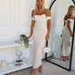 TARA LACE MAXI DRESS - WHITE
