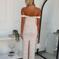 TARA LACE MAXI DRESS - WHITE