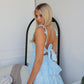 NANCI MINI DRESS - BABY BLUE