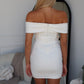 TRINA MINI DRESS - WHITE