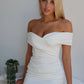 TRINA MINI DRESS - WHITE