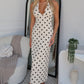 KIMMI POLKA MAXI DRESS - CREAM