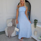 TYRA MAXI DRESS - BLUE