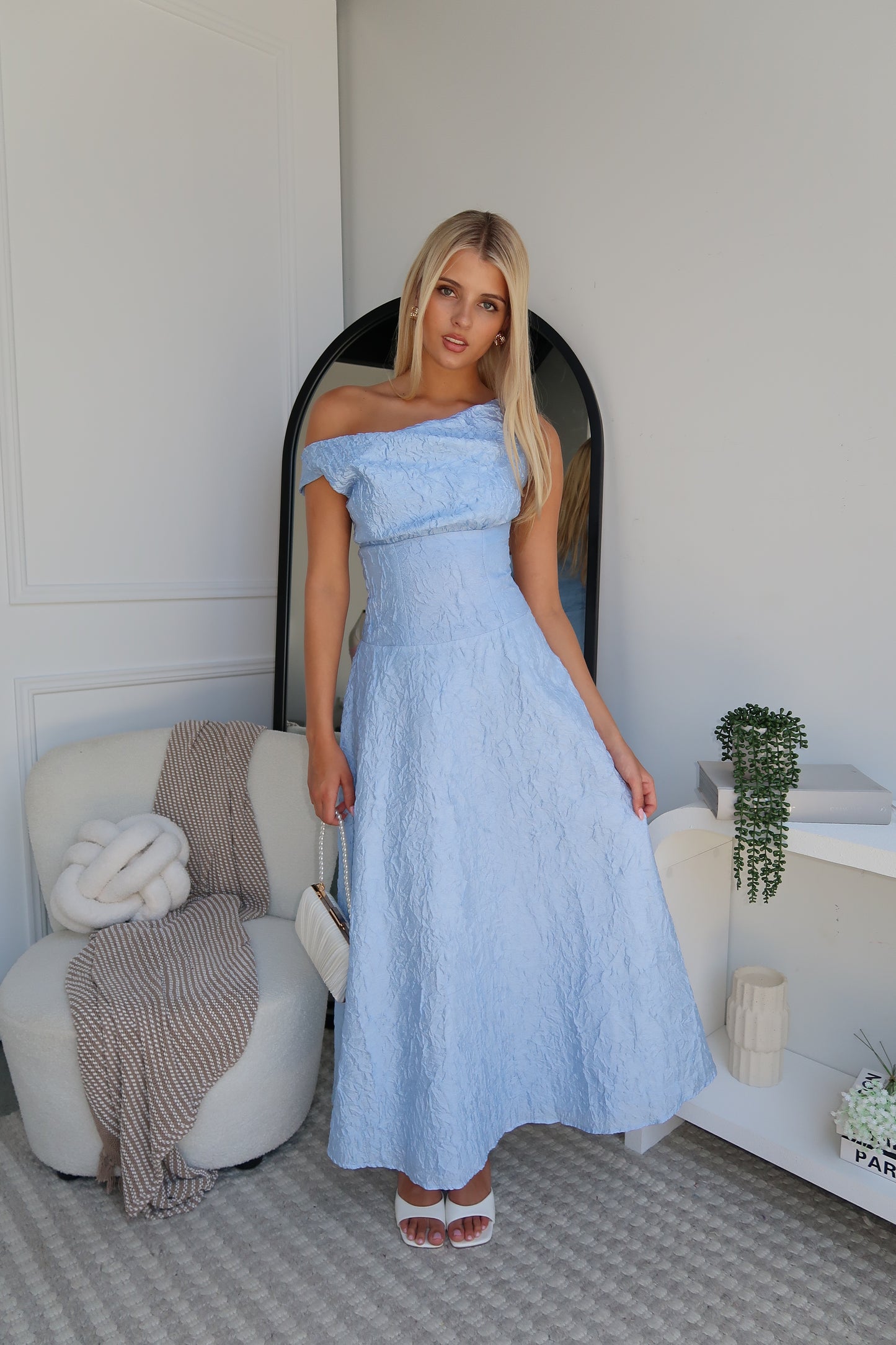 TYRA MAXI DRESS - BLUE