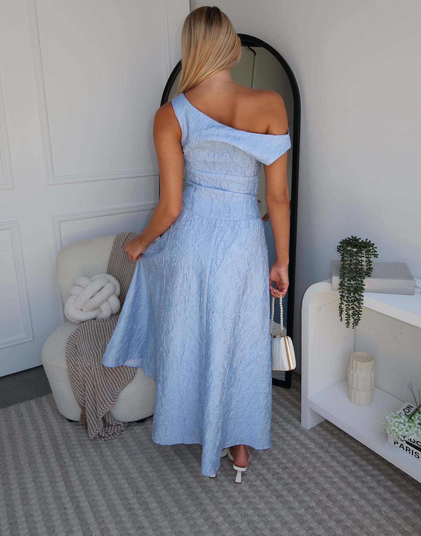 TYRA MAXI DRESS - BLUE