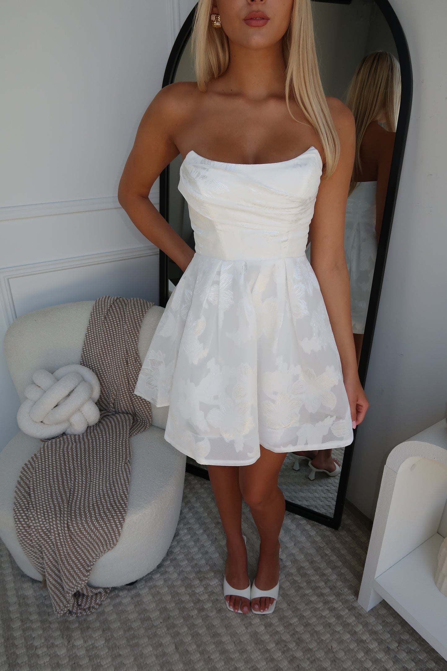 DIMI MINI DRESS - WHITE