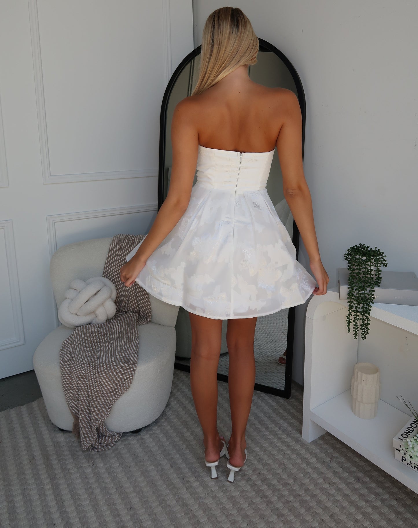 DIMI MINI DRESS - WHITE