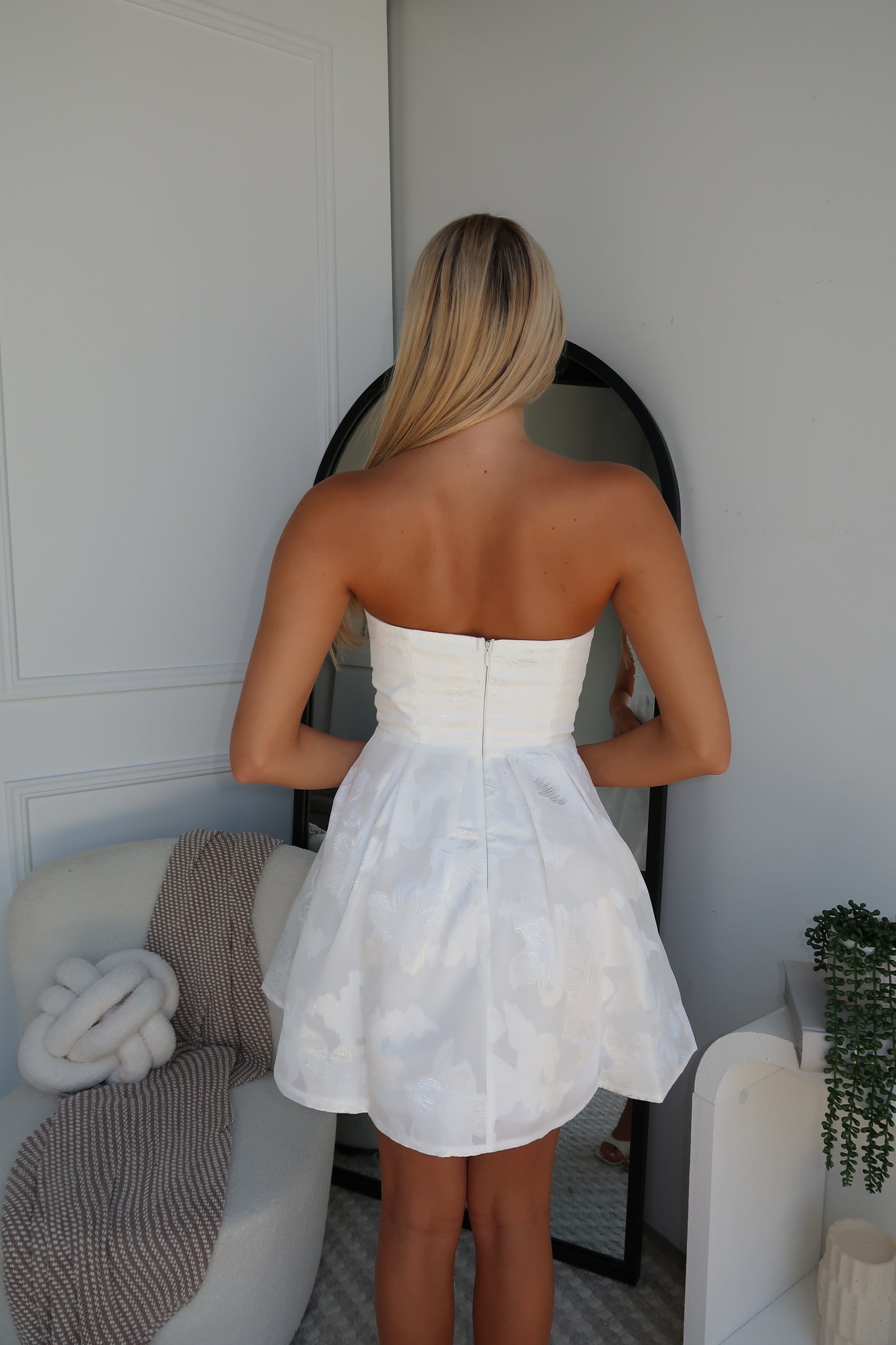 DIMI MINI DRESS - WHITE