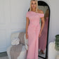 SIESTE MAXI DRESS - BABY PINK