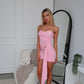 TATUM MINI DRESS - BABY PINK