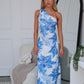 VERA MAXI DRESS - BLUE FLORAL