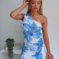 VERA MAXI DRESS - BLUE FLORAL