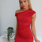 MESSINA MAXI DRESS - RED