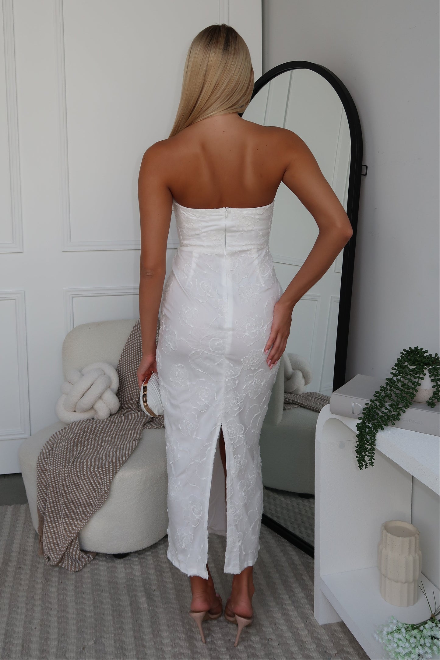 MADDISON MAXI DRESS - WHITE