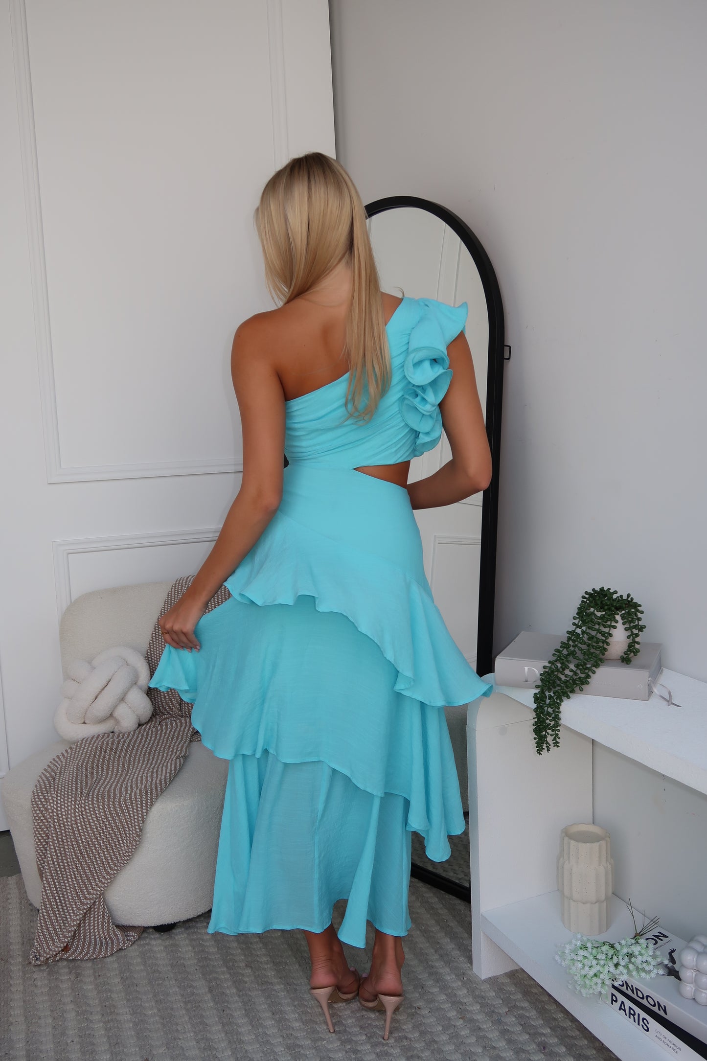 GLORIA MAXI DRESS - BLUE