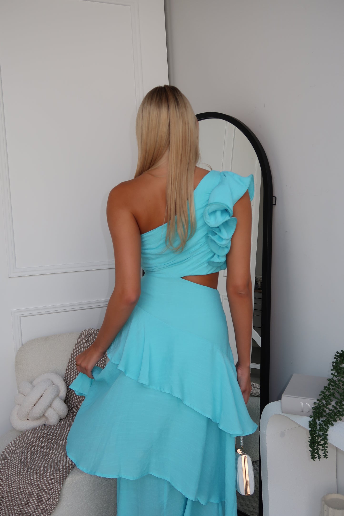 GLORIA MAXI DRESS - BLUE