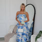 DARCEY MAXI DRESS - BLUE FLORAL